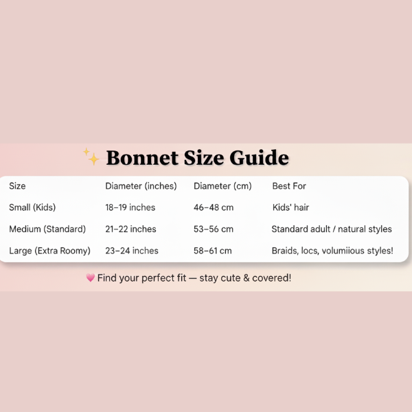 Teddy sleep bonnet for natural hair