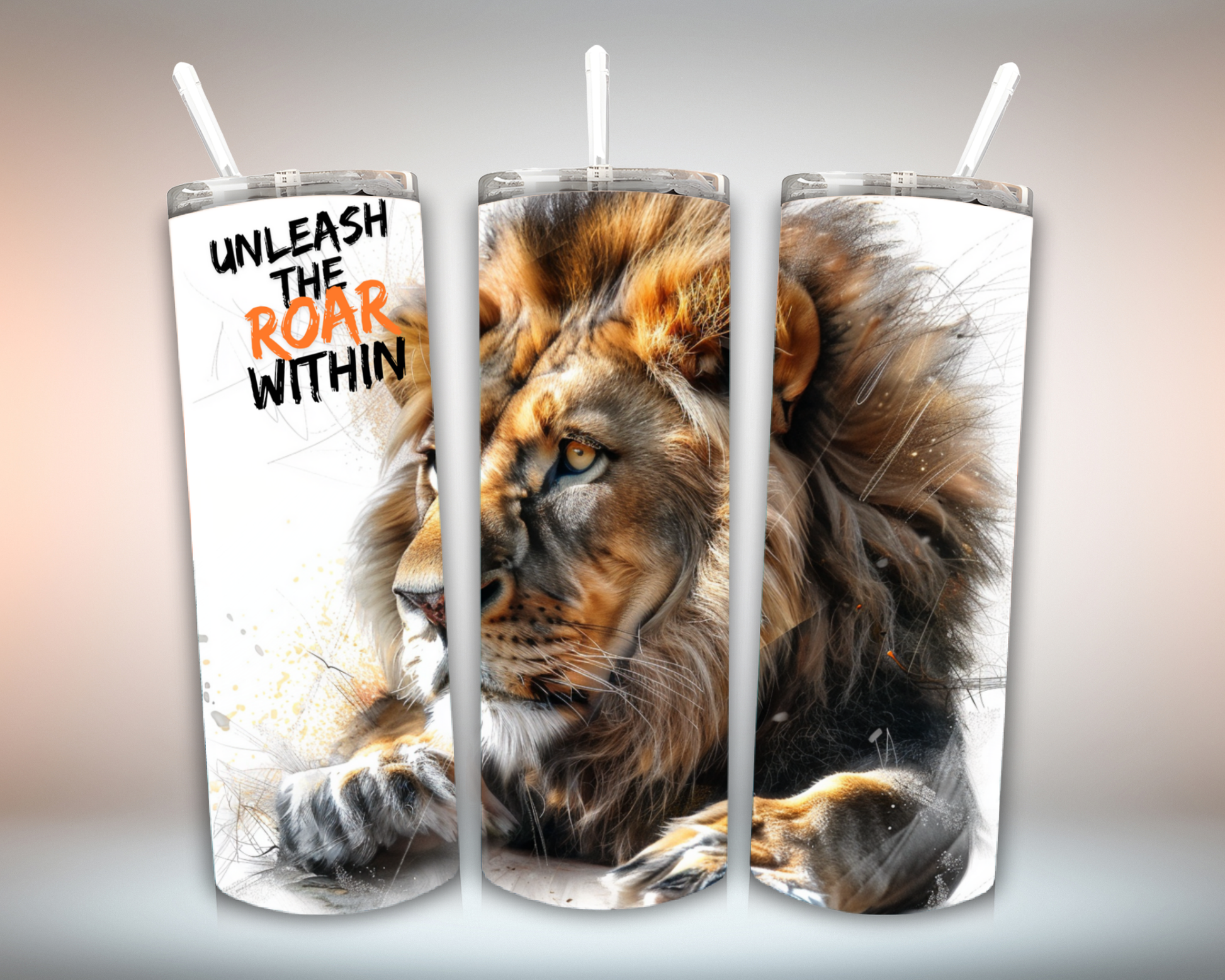 Alpha Energy motivational tumbler for men