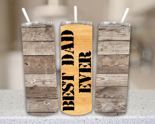 Best Dad Ever Father’s Day tumbler