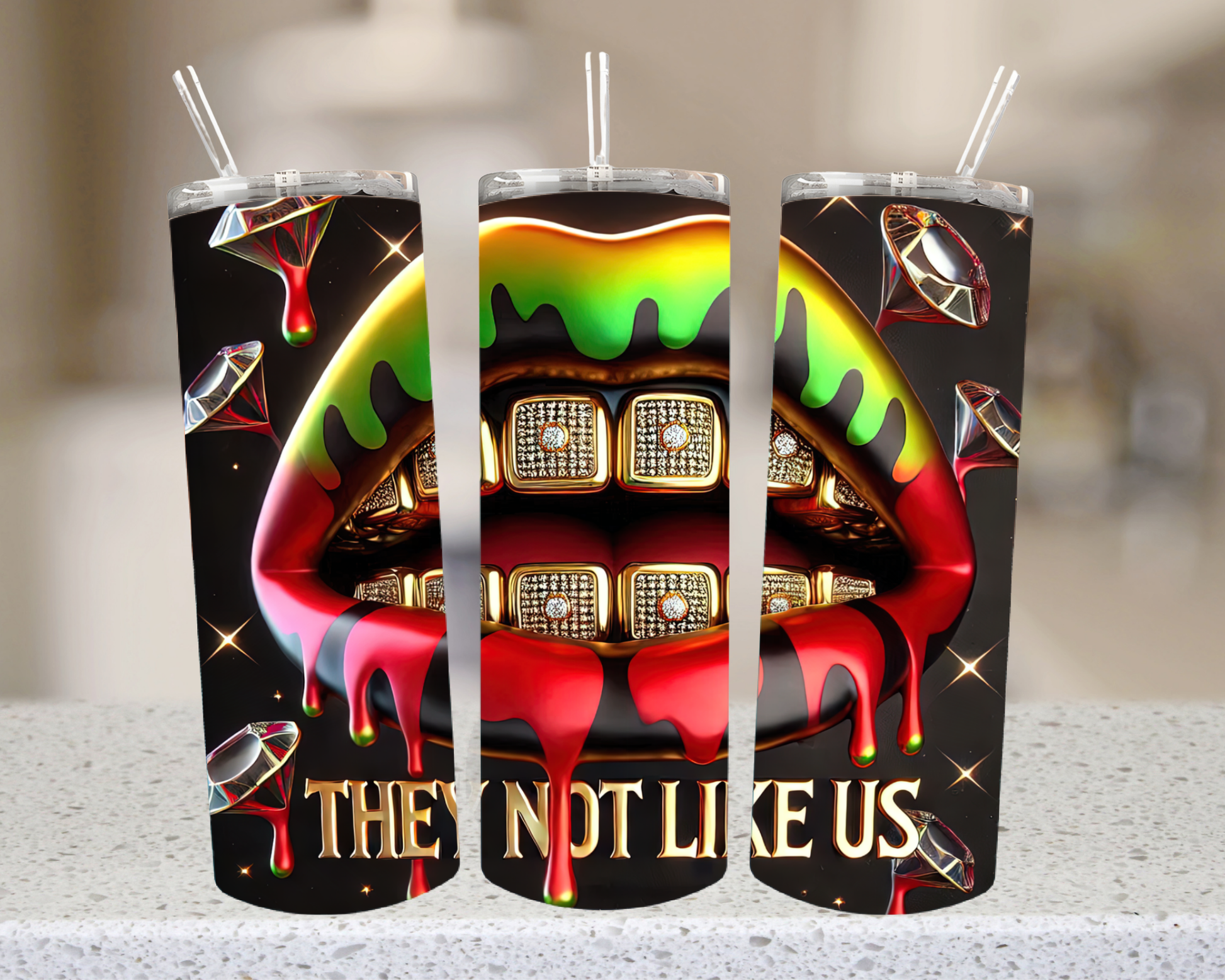 Black and Bold Juneteenth tumbler