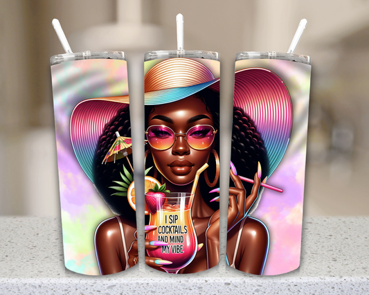 Empowered Melanin tumbler for her