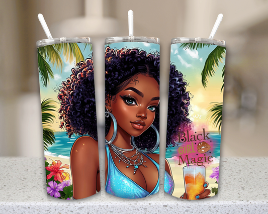 Black Girl Magic tumbler for her