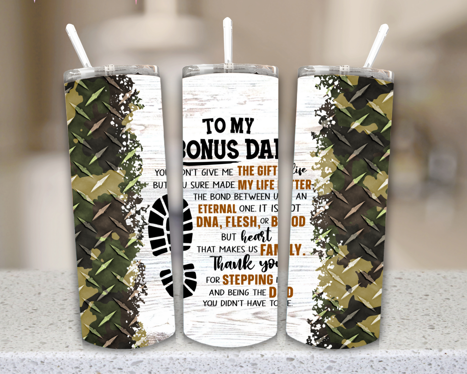 Bonus Dad Real Love Father’s Day tumbler