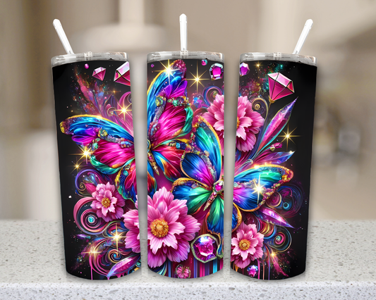 Butterfly tumbler for women