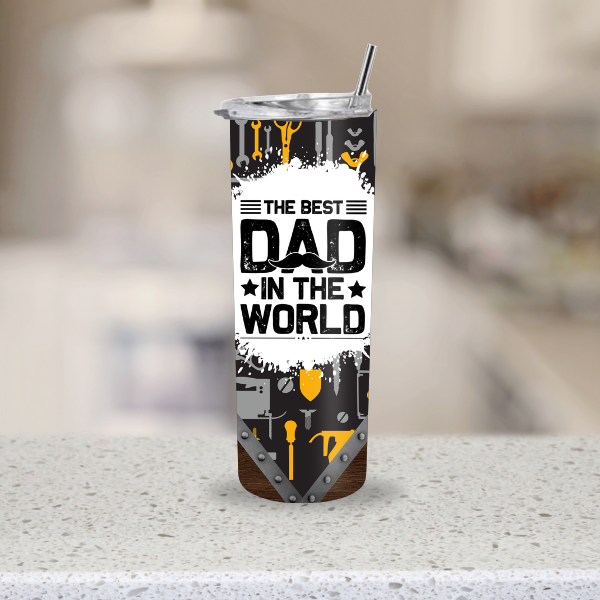 Dad tool tumbler for coffee