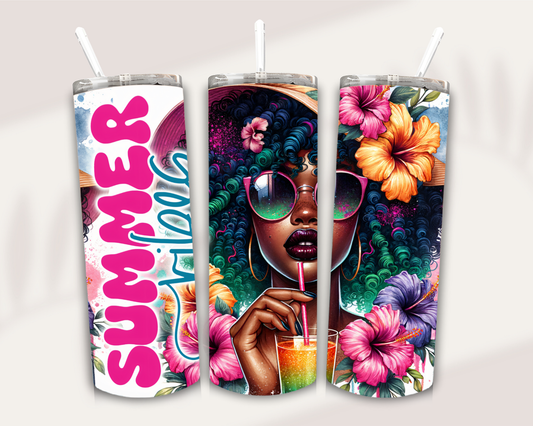 Empowered Melanin tumbler for her