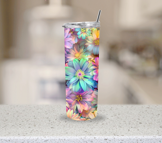 Floral gift travel cup for women
