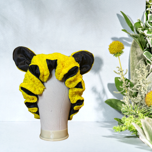Teddy sleep bonnet for natural hair