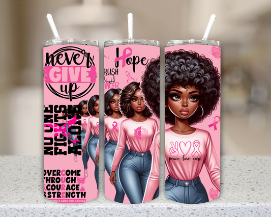 Tough and Tumbler motivational travel cup